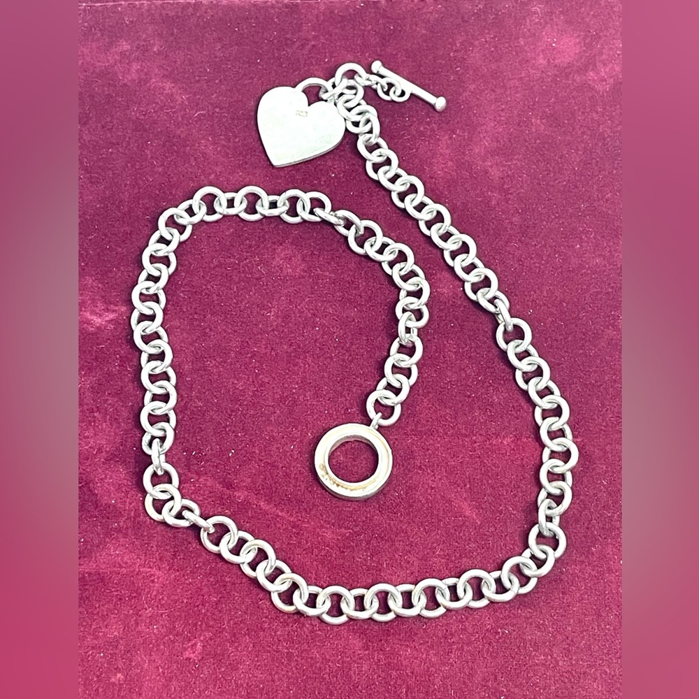 Sterling Necklace with Heart Charm
